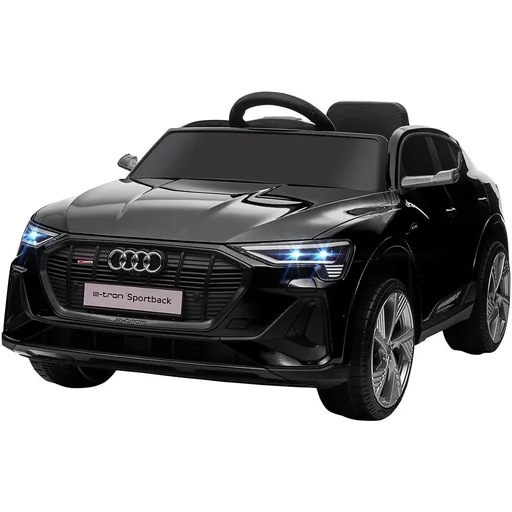 "Kinderauto elektrisch 3 Geschwindigkeiten mit Fernsteuerung ab 3 Jahren Kunststoff Metall schwarz 108 x 60 x 47 cm image"