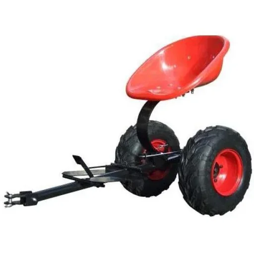 "Anhängesitz mit gefederten Sitz und Fußbremse passend für Einachser MF3 image"