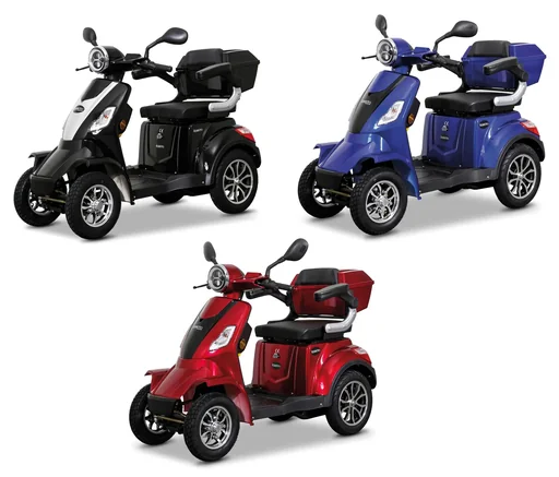 "E-Quad 25 V. 2 Schwarz - 1.000 Watt + Straßenverkehrszulassung image"