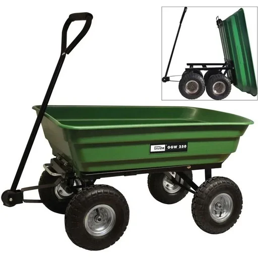 "Gartenwagen GGW 250 - Max. 250 kg - 75L - Mit Kippfunktion image"