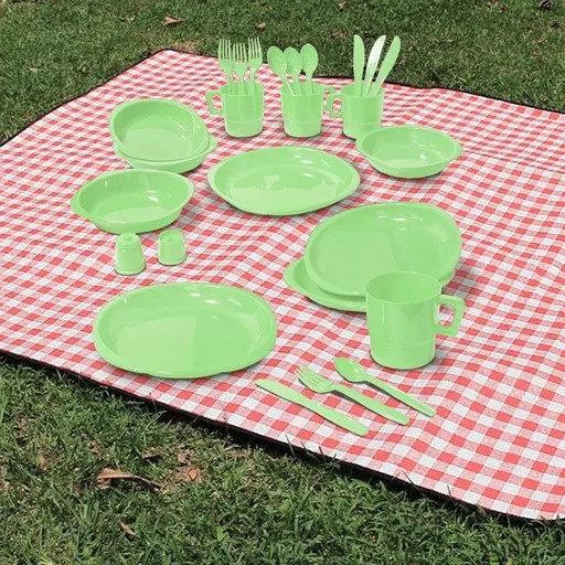 "Camp Active Besteckset - 24 Teile - Kunststoff - div. Farben image"