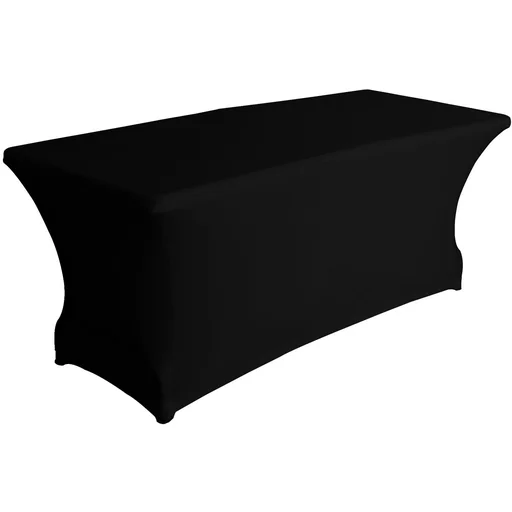 "Stretch-Tischdecke, schwarz, 180 x 75 x 74 cm, für rechteckigen Tisch image"