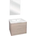 Bolo Badezimmermöbel Knock down 50x61x46cm licht Eiche