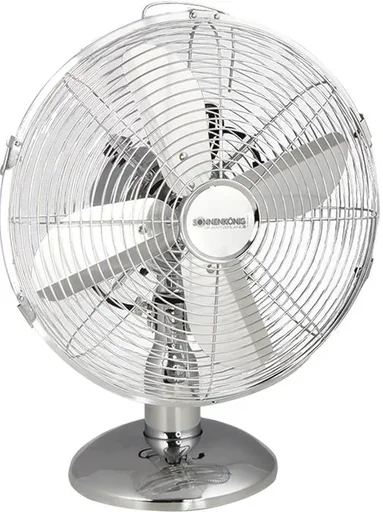 Tischventilator Chrom 12