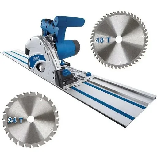 "Kappsäge PL55 - 1200W | 160mm | Sägeblatt 1x 24T + 1x 48T image"