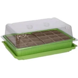 Setzlings- und Anzuchtkasten 24 Töpfe mit Deckel - Gemüsegarten - Blumen