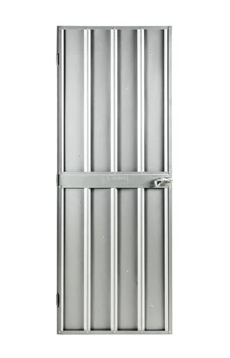 "Zusatzschwingtür 176x66 cm, silber metallic, für Skillion, Lean To, Dream image"