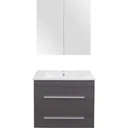 Badezimmermöbel Style 60cm - schwartz Eiche