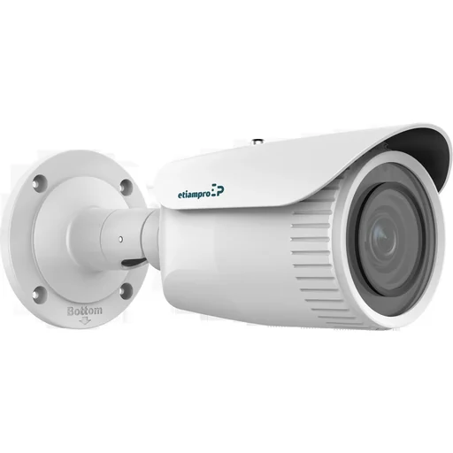 "Zylindrische IP-Netzwerkkamera, Überwachungskamera, 2 MP, IR-LEDs, Nachtsicht 30 m, motorisiertes Vario-Objektiv, WDR-Technologie, PoE-Funktion, App Guarding Vision, für Innen- und Außenbereich, weiß image"