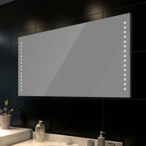 "Badezimmerspiegel mit LEDs 100x60 cm image"
