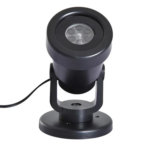 "LED Projektor Lichter Effektlicht 4 Motiv-Folien Weihnachten Schwarz image"