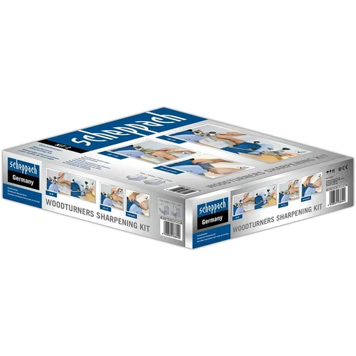 "Tiger Woodturner Schleifset mit Schleifhilfe 55, Schleifhilfe 110 und Abstufungsstein image"