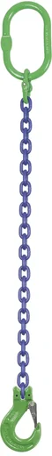"Anschlagkette 1GK10-GKH, Ø 13 mm x 1,0 m Nutzlänge, Tragfähigkeit 6,7 t (Neigungswinkel 90°), 1-strängig, GK 10 image"