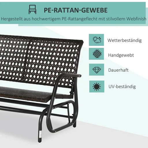 "5-tlg. Gartenmöbel-Set aus PE-Rattan image"