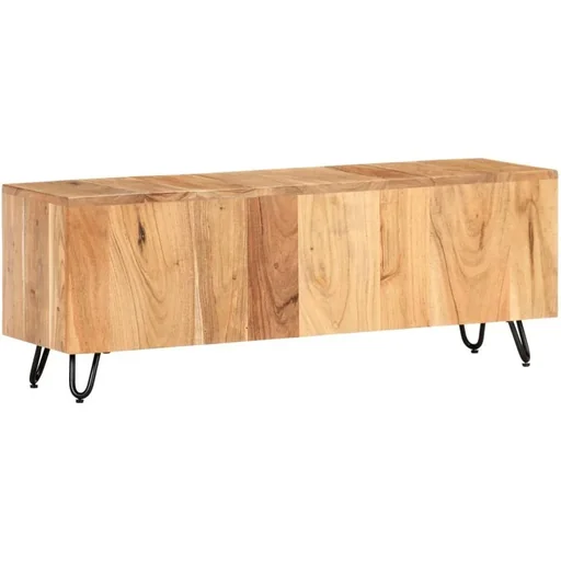 "TV-Schrank 110x30x40 cm Akazienholz massiv image"