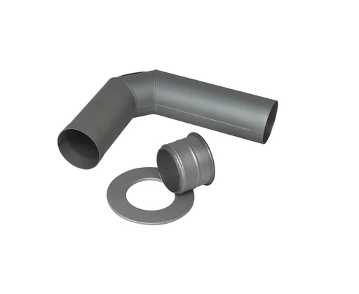 "Kaminrohr-Anschluss Set 150 mm Standard graphit image"