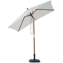 Sonnenschirm knickbar creme