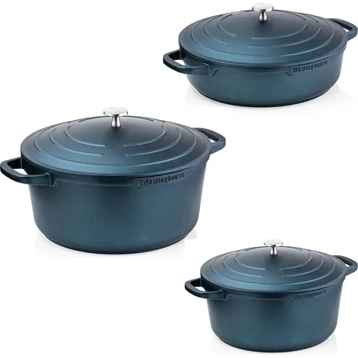 "NL Performance Series Topfset - Bratpfanne 28 cm + Bratpfanne 24 cm - Blau image"