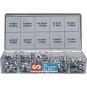 Profi-Kegelschmiernippelsortiment "Serie H", 110-teilig