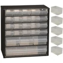 Schubladenblock mit 24 Schubladen - 33x30,6x15cm MET Loose Insert A8-1 - Kunststoff