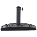 Sonnenschirmständer halbrund Schirmständer Schirmfuß 47x31x33cm