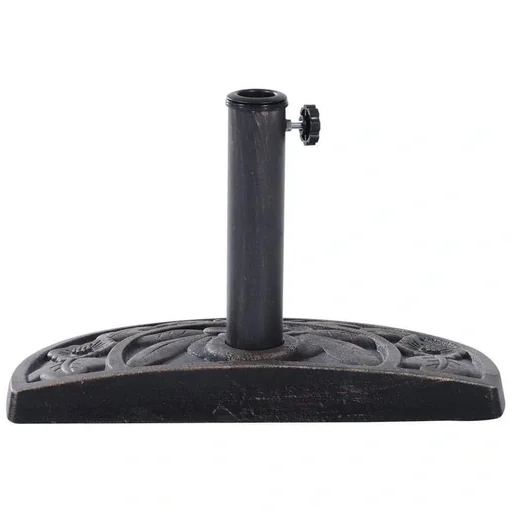 "Sonnenschirmständer halbrund Schirmständer Schirmfuß 47x31x33cm image"