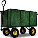 Trolley mit Innenplane - grün - max 550 kg - 114x52x105 cm