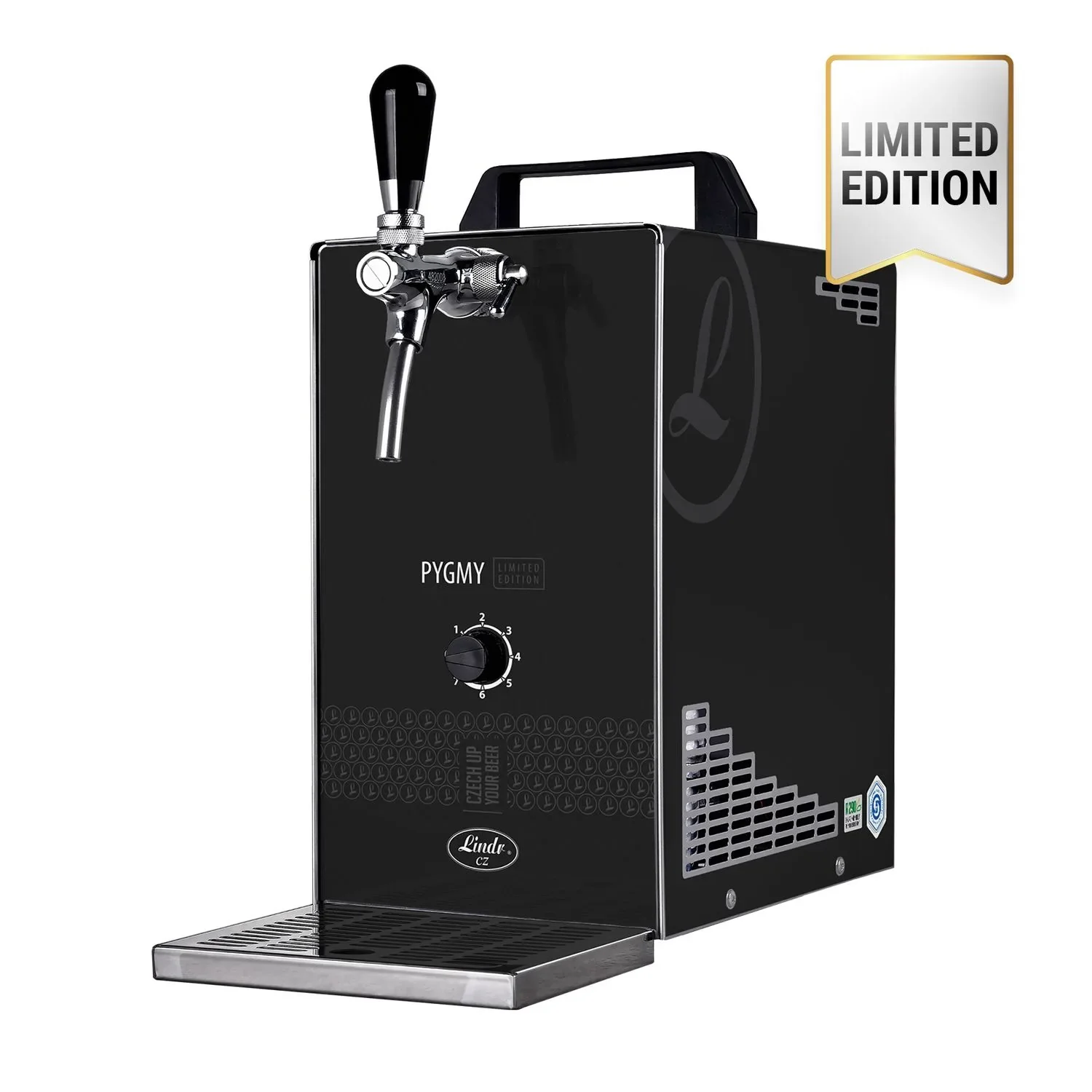 "Zapfanlage, Bierzapfanlage PYGMY 25/K LIMITED EDITION mit Membranpumpe, 1-leitig Trockenkühlgerät aus Edelstahl, 35 Liter/h, Green Line image"