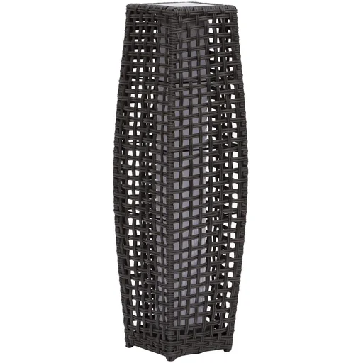 "Rattan-Stehlampe mit Lichtsensor image"