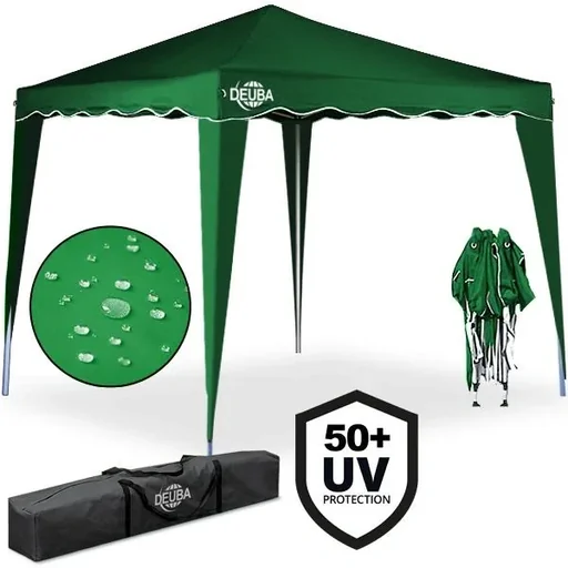 "Faltpavillon. Partyzelt Capri - Popup grün 3x3m image"