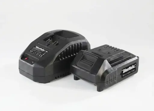 "Set Li-Ion-Akku, 18 Volt, 2,0 Ah + Ladegerät 2,4 A ALG 18 Volt image"