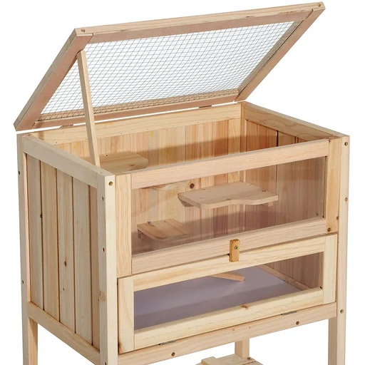 "Hamsterkäfig Kleintierkäfig Nagerkäfig Mäusekäfig Tannenholz image"
