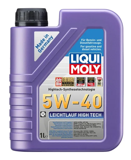 "Leichtlauf-Motorenöl High Tech 5W-40, 5 Liter image"