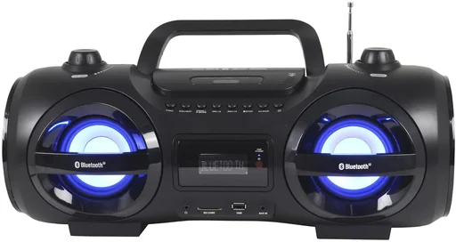 "CD Player Boombox mit Bluetooth, MP3/CD, USB, SD und AUX-IN, tragbar image"