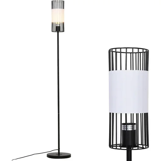 "Stehleuchte für Wohnzimmer 23 x 23 x 147,5 cm, Metall schwarz image"