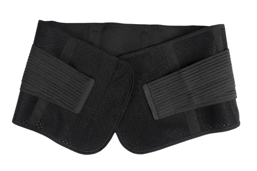 Aktiv-Rückenbandage mit Klettverschluss Flexitek, Rückenstützgürtel, Universalgröße, Schwarz