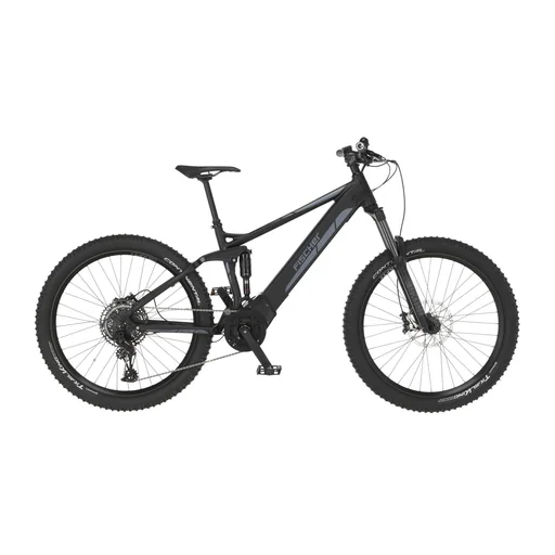 "Unisex E-Bike MTB Fully, 27,5 Zoll, Rahmenhöhe 44cm, 12-Gang Kettenschaltung, schwarz matt, MONTIS 6.0i image"