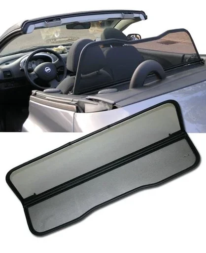 "Windschott Nissan Micra CC ab Bj. 2006 2-teilig waagerecht Klappbar image"
