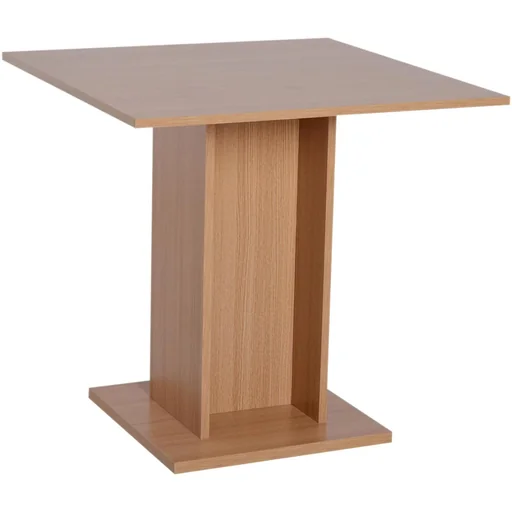 "Esstisch Küchentisch Esszimmertisch Holztisch Bistrotisch rechteckig Holz Natur 80 × 80 × 76,5 cm image"