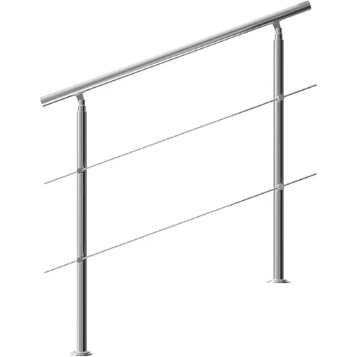 "Handlauf Edelstahl 120cm 2 Streben image"
