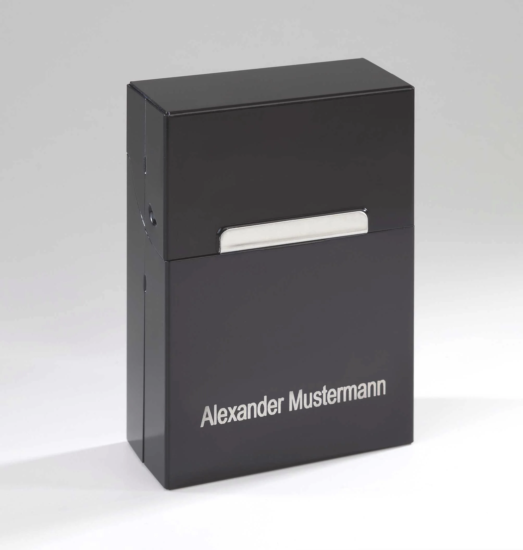 Zigaretten Etui, schwarz