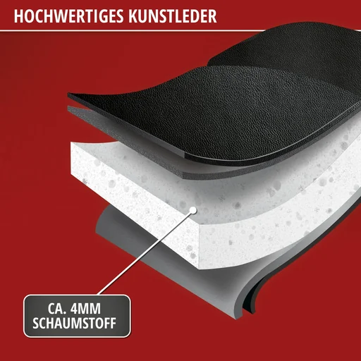 "PKW Sitzauflage Ravenna, Auto-Sitzaufleger aus Kunstleder schwarz image"