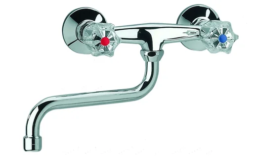 "Spültischarmatur Olando für Wandanschluss, chrom image"