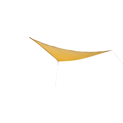 "Sonnensegel Sonnenschutz Dreiecke 3x3x3 m HDPE - atmungsaktiv sand image"