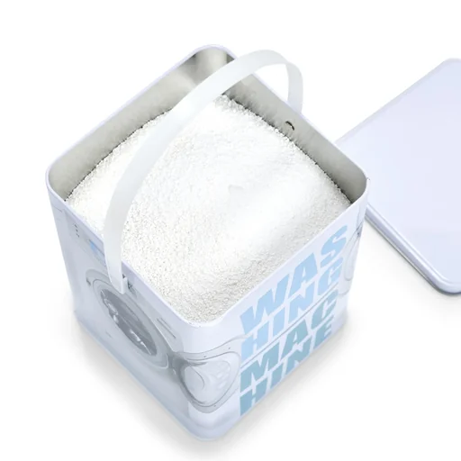 "Waschpulver-Box "Washing machine", Metall image"