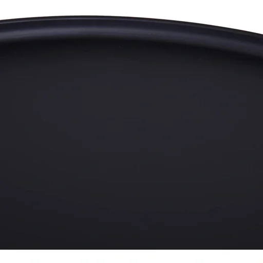 "Beistelltisch Couchtisch Koffeetisch Tablett Metall Schwarz Ø62 x 55 cm image"