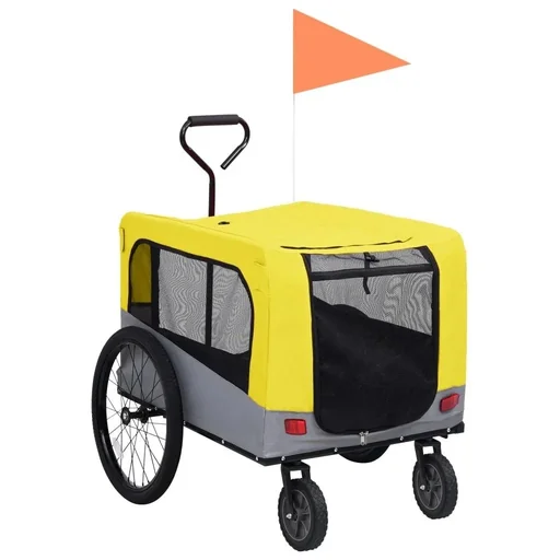 "Haustier-Fahrradanhänger 2-in-1 aanhange image"