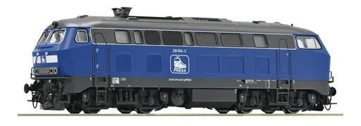 "Diesellokomotive 218 054 der Eisenbahn-Bau- und Betriebsgesellschaft Pressnitztalbahn mbH image"