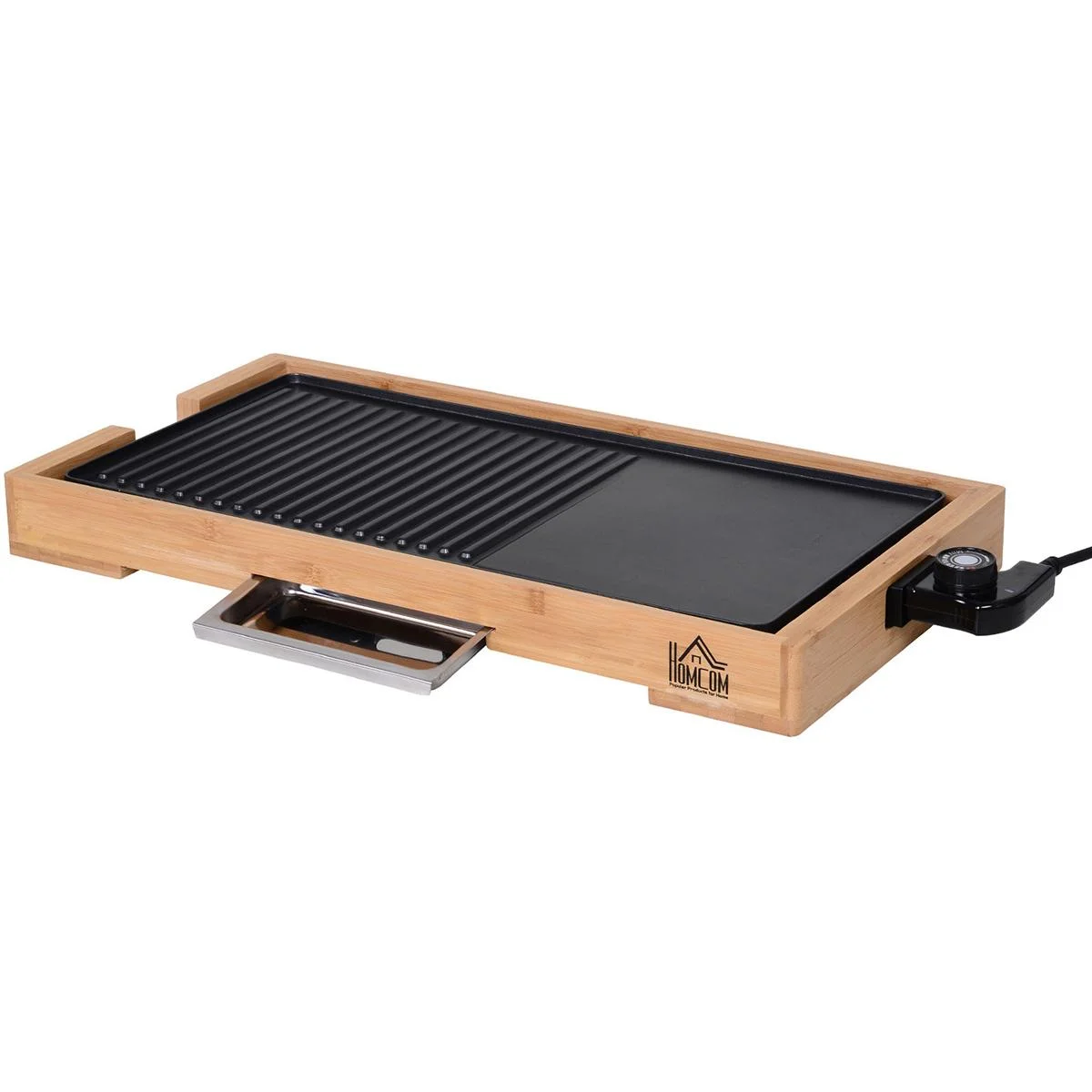 Elektrogrill mit 2 Grillflächen