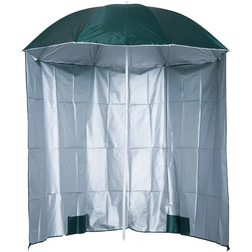 "Sonnenschirm Strandschirm 220cm mit Seitenwand Grün image"